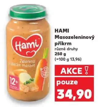 Kaufland HAMI Masozeleninový příkrm nabídka