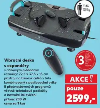 Kaufland Vibrační deska s expandéry nabídka