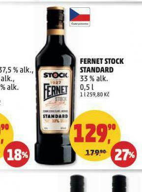 Penny Market Fernet stock standard nabídka
