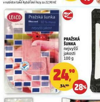 Penny Market Pražská šunka nabídka