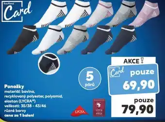 Kaufland Ponožky nabídka