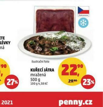 Penny Market Kuřecí játra nabídka