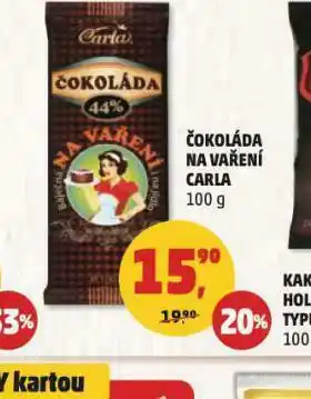 Penny Market Carla čokoláda va vaření nabídka