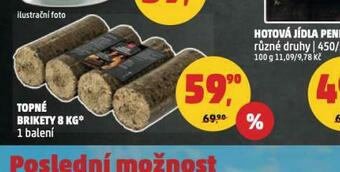 Penny Market Topné brikety nabídka