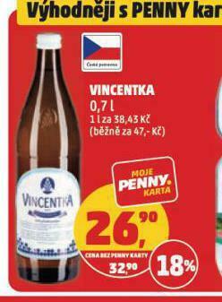 Penny Market Vincentka nabídka