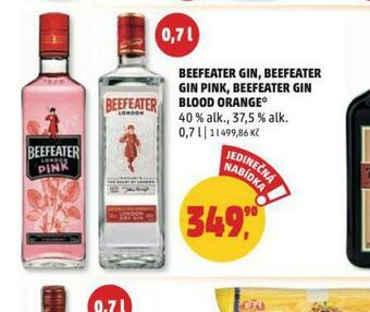 Penny Market Beefeater gin nabídka