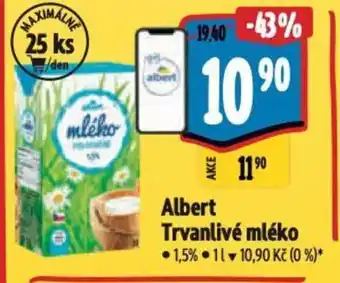 Albert Albert Trvanlivé mléko nabídka