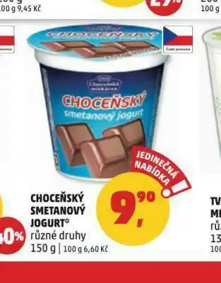 Choceňský smetanový jogurt
