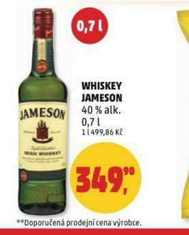 Penny Market Whiskey jameson nabídka