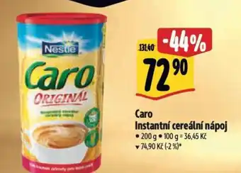 Albert Caro Instantní cereální nápoj nabídka