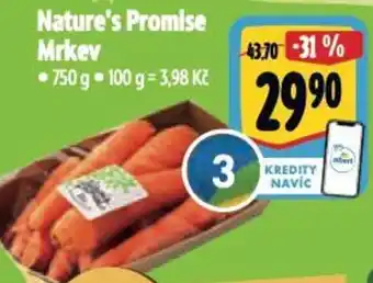 Albert Nature's Promise Mrkev nabídka