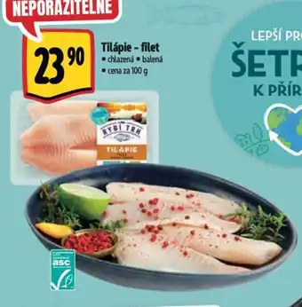 Tilápie - filet