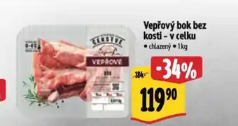 Albert Vepřový bok bez kosti - v celku nabídka