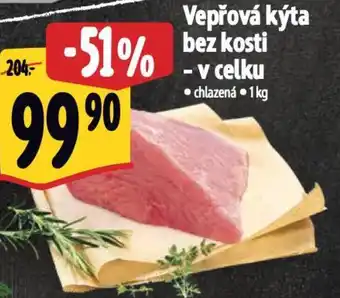 Albert Vepřová kýta bez kosti - v celku nabídka