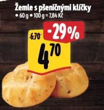 Albert žemle s pšeničnými klíčky nabídka