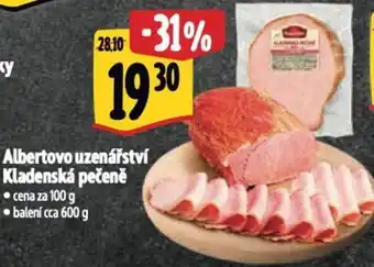 Albert Albertovo uzenářství Kladenská pečeně nabídka