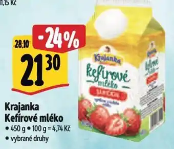 Albert Krajanka Kefírové mléko nabídka