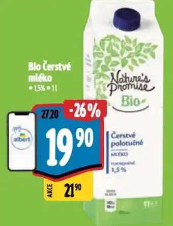 Albert Bio Čerstvé mléko nabídka