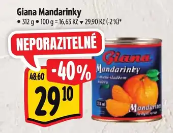 Albert Giana Mandarinky nabídka