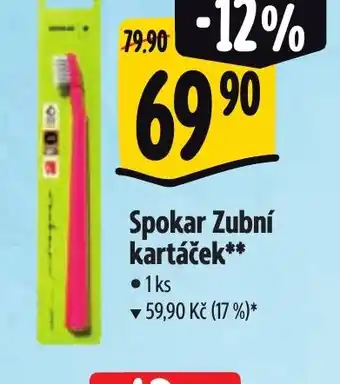 Albert Spokar Zubní kartáček nabídka