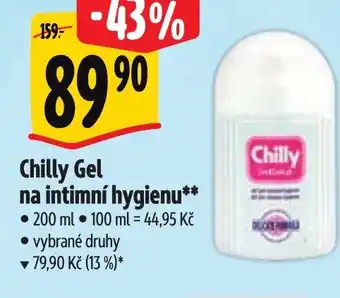 Albert Chilly Gel na intimní hygienu nabídka