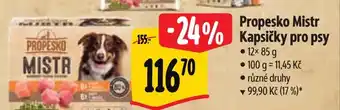 Albert Propesko Mistr Kapsičky pro psy 12 x 85 g nabídka