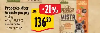 Albert Propesko Mistr Granule pro psy nabídka
