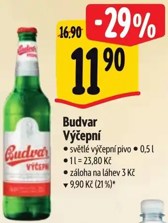 Albert Budvar Výčepní nabídka