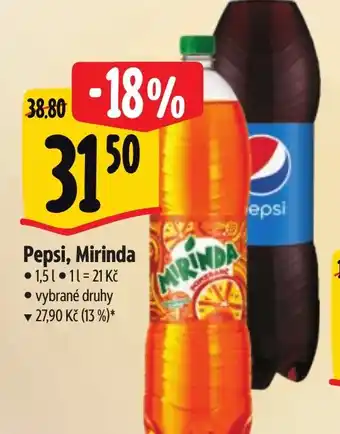 Albert Pepsi, Mirinda nabídka