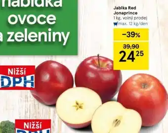 Tesco Jablka Red Jonaprince nabídka