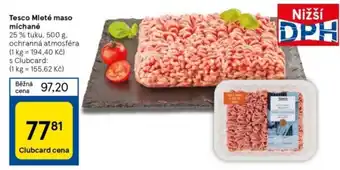 Tesco Tesco Mleté maso míchané nabídka