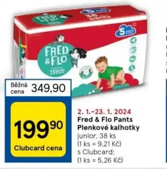 Tesco Fred & Flo Pants Plenkové kalhotky nabídka