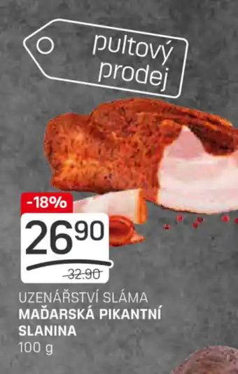 Flop UZENÁŘSTVÍ SLÁMA MAĎARSKÁ PIKANTNÍ SLANINA 100 g nabídka