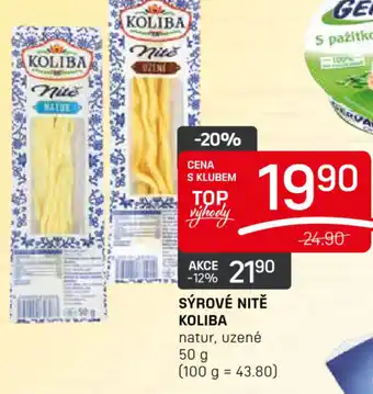 Flop SÝROVÉ NITĚ KOLIBA nabídka