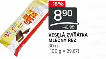 Flop VESELÁ ZVÍŘÁTKA MLÉČNÝ ŘEZ nabídka