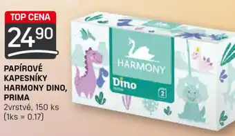 Flop PAPÍROVÉ KAPESNÍKY HARMONY DINO, PRIMA nabídka