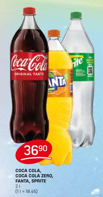 Flop COCA COLA, COCA COLA ZERO, FANTA, SPRITE nabídka