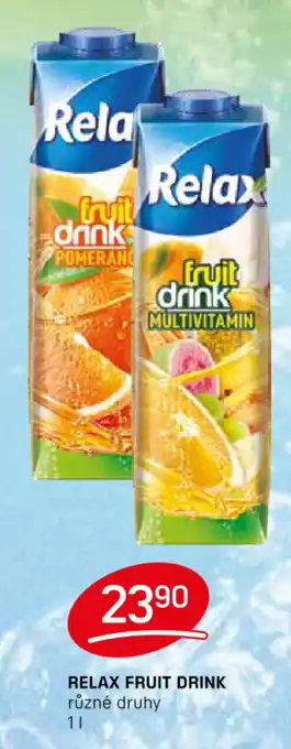 Flop RELAX FRUIT DRINK nabídka