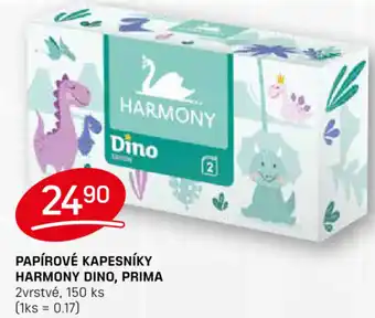 Flop PAPÍROVÉ KAPESNÍKY HARMONY DINO, PRIMA nabídka