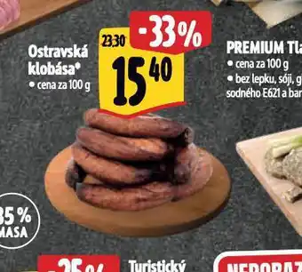 Albert Ostravská klobása nabídka