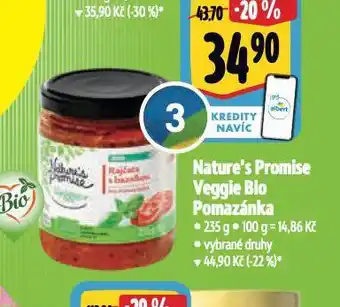 Albert Veggie bio pomazánka nabídka