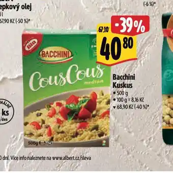 Albert Bacchini kuskus nabídka