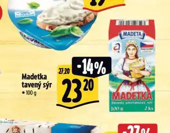 Albert Madetka tavený sýr nabídka