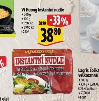 Albert Vi huong instantní nudle nabídka