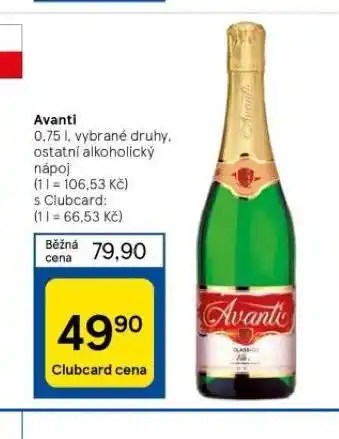 Tesco Avanti nabídka