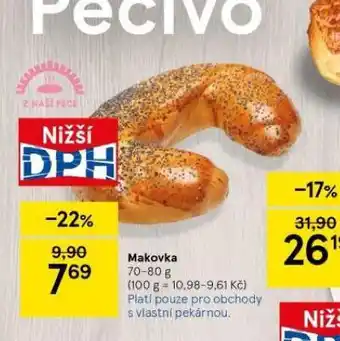 Tesco Makovka nabídka