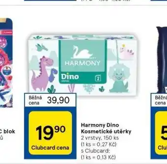 Tesco Harmony dino kosmetické utěrky nabídka