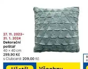Tesco Dekorační polštář nabídka