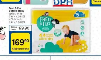 Tesco Fred & flo dětské pleny nabídka