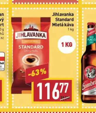 Billa Jihlavanka standard mletá káva nabídka